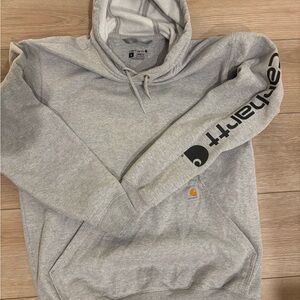 Carhartt Heather Gray Loose Fit heavy weight hoodie
